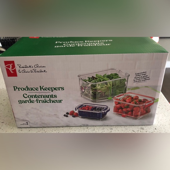 Presidents Choice Other - Produce 🍓🥑🍎🥒 Storage Containers (keeps them fresher longer)